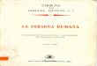 Quiles, I. - Vol.  2  La Persona Humana (1980)