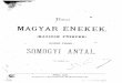 Somogy Antal - Régi Magyar Énekek, 2. kötet 1873