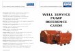 Pump Ref Guide