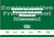 Pakistan Conraceptive Procurement Manual by Usaid Delivered Projects