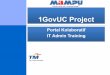 1GovUC Portal Kolaboratif ITAdmin Training v1.6