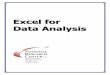 Excel Handbook for data analysis