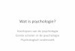 Ineke Wat is Psychologie 2014