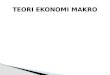 Materi Teori Ekonomi Makro 2014