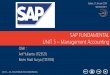 SAP-Fundamental UNIT 5 (Financial Accounting - Management Accounting)