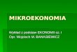 Download MikroE Wojciech Banasiewicz MIKROEKONOMIA 1