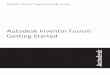 Getting Started Inventor Fusion