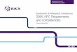 APC Requirements and Competencies