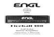 ENGL Fireball 100w user manual