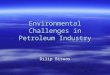 Environmental Challenges in Petroleum Industry