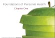 Chapter 1 - Foundations of Health