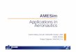 AMESim - Applications in Aeronautics