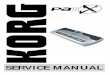 Korg Pa1X Service Manual