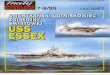 card model - USS Essex famous american aircraft carrier of WW2