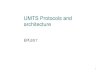UMTS-Protocols and Architecture