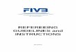 FIVB VB Refereeing Guidelines and Instructions 2012