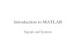 Matlab-Signals and Systems