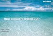 HDD Password Unlock SOP