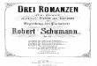 Schumann - 3 Romances for Violin Oboe or Cello Op94 Score