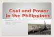 Coal Power Generation in the Philippines