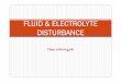 Fluid & Electrolyte Disturbance @ Bsn