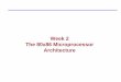 Week2-The 8086 Microprocessor Architecture