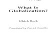 What is Globalization - Ulrich Beck