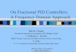 On Fractional PID Controllers a Frequency Domain Approach