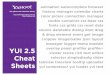 YUI 2.5.0 Cheat Sheets Concatenated