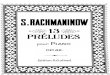 Rachmaninov 13 Preludes