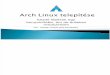Arch Linux Telepites