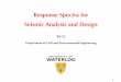 Response Spectra for Seismic Analysis and Design