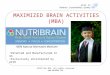 Maximised Brain Activities (MBA) with Nutribrain