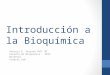 Curso Bioquímica 01-Intro