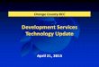Development Services Technology Update