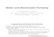 pumps and water/wastewater pumping