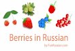 The Names of the Berries in Russian