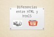 Diferencias entre html y html5