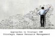 Approaches to strategic hrm -  strategic human resource management -  Manu Melwin joy
