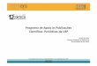 Programa de Apoio às Publicações Científicas Periódicas da USP - 12th CONTECSI