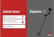 Instruction Manual Minelab Explorer SE Pro Metal Detector English Language