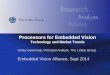 "Processors for Embedded Vision: Technology and Market Trends," A Presentation from the Linley Group