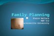 Family planning sharon wallace