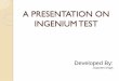 Ingenium test(Exam Management System) Project Presentation (Full)