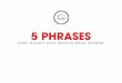 I scan online 5 phrases presentation