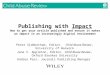 Publishing with Impact