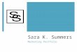 Sara k Summers   marketing portfolio - slideshare