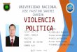 Violencia política  UNJFSC III-B