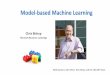 Model-Based Machine Learning