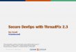 Secure DevOps with ThreadFix 2.3